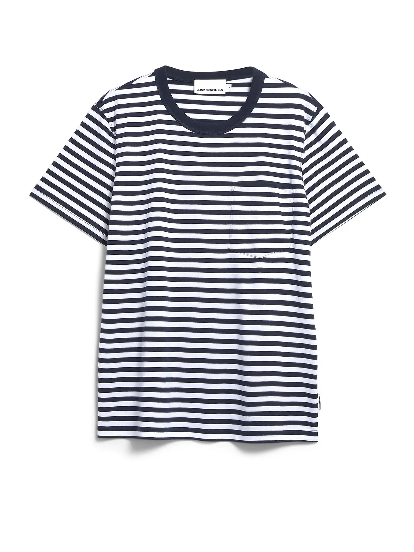 ARMEDANGELS | T-Shirt MAARKOS POCKET | blau
